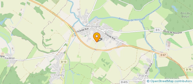 localisation de l'entreprise MONSIEUR FRANCOIS JURAIN à RECOLOGNE