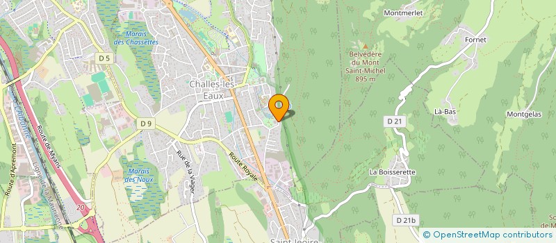 localisation de l'entreprise MONSIEUR FRANCOIS KAISER  CHALLES-LES-EAUX