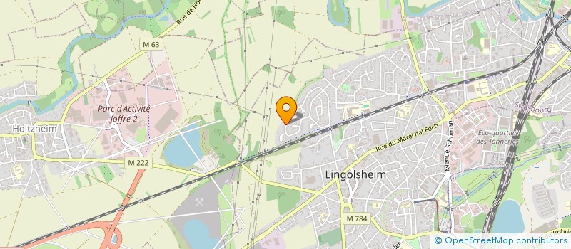 localisation de l'entreprise MONSIEUR FRANCOIS KAMM  LINGOLSHEIM