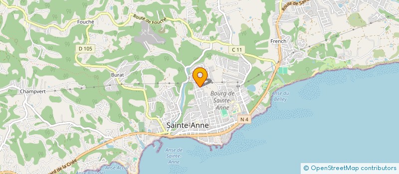 localisation de l'entreprise MONSIEUR FRANCOIS KANKAI à SAINTE-ANNE
