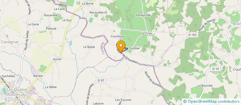 localisation de l'entreprise MONSIEUR FRANCOIS KATSHIOKO  CHAUFFOUR-SUR-VELL