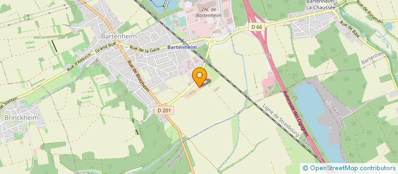 localisation de l'entreprise MONSIEUR FRANCOIS KEIFLIN  BARTENHEIM