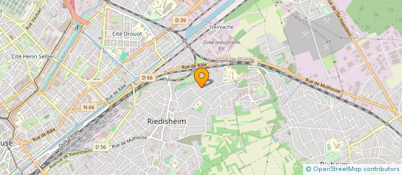 localisation de l'entreprise MONSIEUR FRANCOIS KERBER  RIEDISHEIM