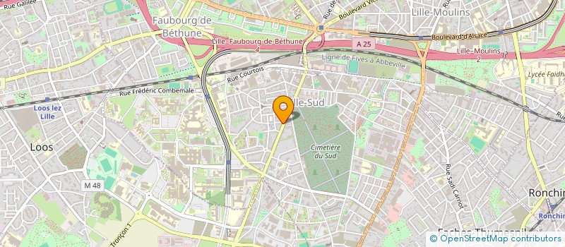 localisation de l'entreprise MONSIEUR FRANCOIS KERCKHOVE à LILLE