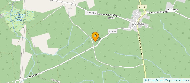 localisation de l'entreprise MONSIEUR FRANCOIS KERHERVE  LOUCHATS