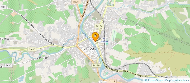 localisation de l'entreprise MONSIEUR FRANCOIS KHOURY à LIMOUX