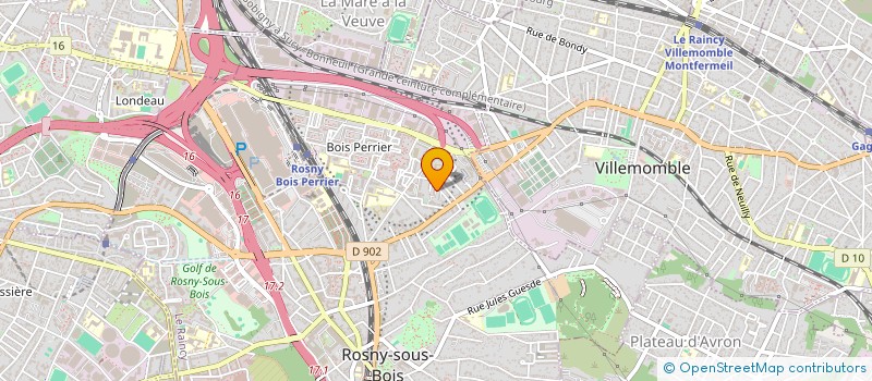 localisation de l'entreprise MONSIEUR FRANCOIS KHOUT à ROSNY-SOUS-BOIS