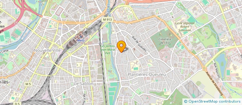 localisation de l'entreprise MONSIEUR FRANCOIS KLEIN  METZ