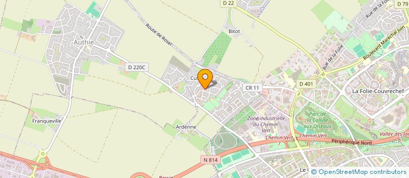 localisation de l'entreprise MONSIEUR FRANCOIS KOHUEINUI-LEFEUVRE  SAINT-GERMAIN-LA-BLANCHE-HERBE