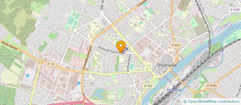 localisation de l'entreprise MONSIEUR FRANCOIS KORSEC  THIONVILLE