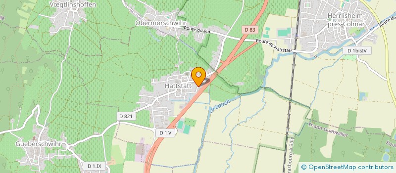 localisation de l'entreprise MONSIEUR FRANCOIS KRESS  HATTSTATT