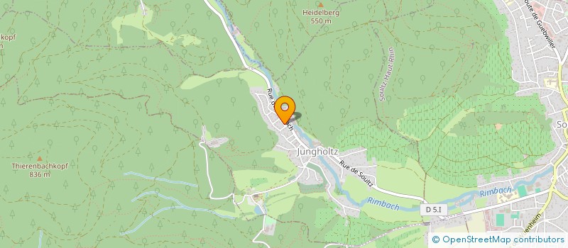 localisation de l'entreprise MONSIEUR FRANCOIS KUSTER  JUNGHOLTZ