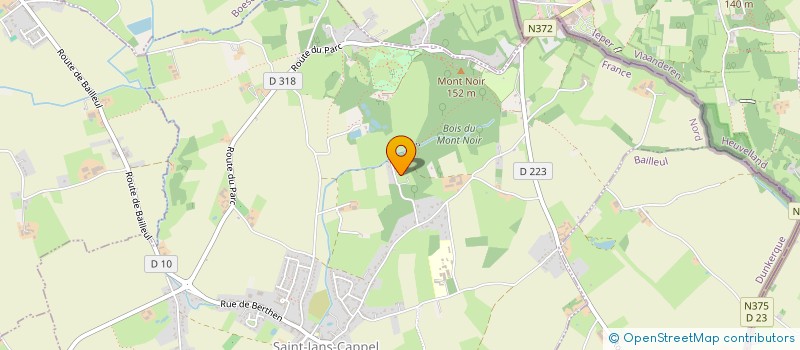 localisation de l'entreprise MONSIEUR FRANCOIS LABAERE  SAINT-JANS-CAPPEL