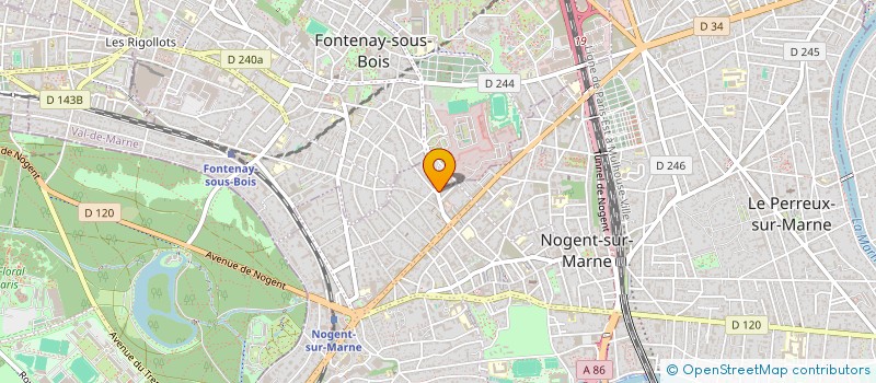 localisation de l'entreprise MONSIEUR FRANCOIS LABARTHE à NOGENT-SUR-MARNE