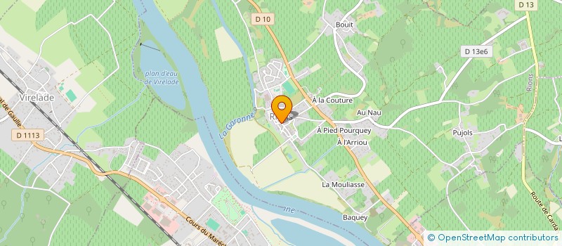 localisation de l'entreprise MONSIEUR FRANCOIS LABAT à SAINTE-CROIX-DU-MONT