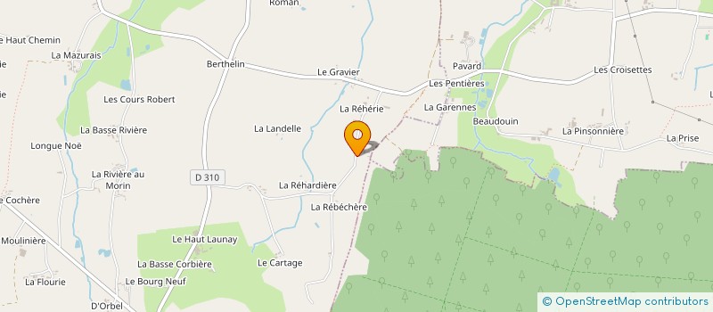 localisation de l'entreprise MONSIEUR FRANCOIS LABBE  RETIERS