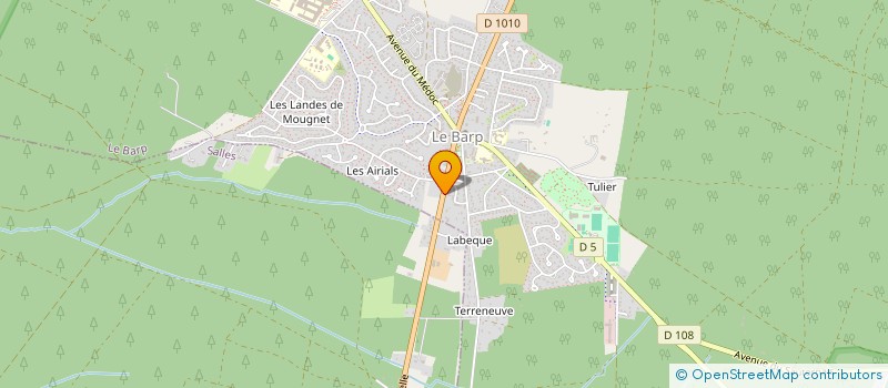 localisation de l'entreprise MONSIEUR FRANCOIS LABORDE à LE BARP