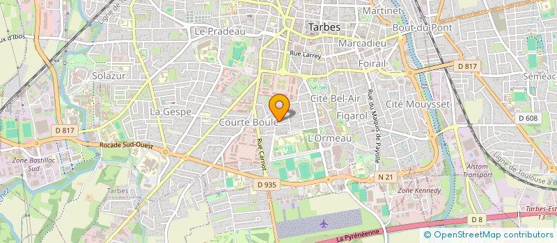 localisation de l'entreprise MONSIEUR FRANCOIS LABORDE à SOURAIDE