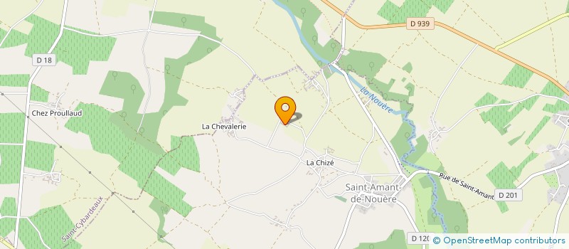 localisation de l'entreprise MONSIEUR FRANCOIS LABROUSSE à SAINT-AMANT-DE-NOUERE
