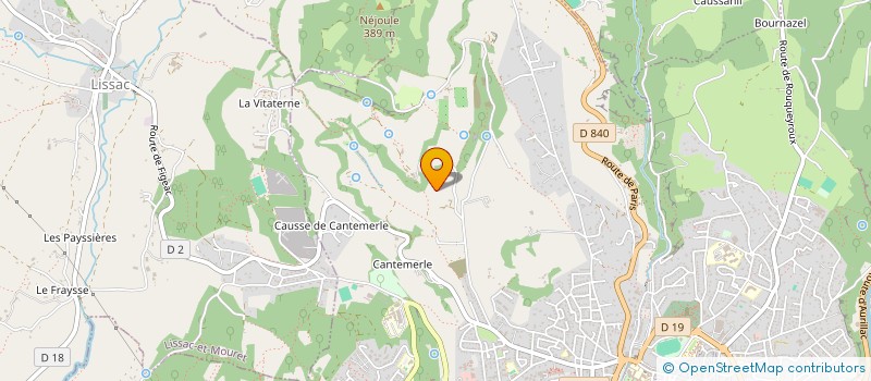 localisation de l'entreprise MONSIEUR FRANCOIS LABRUNHIE  FIGEAC