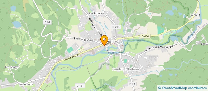 localisation de l'entreprise MONSIEUR FRANCOIS LACOMBE  MELISEY