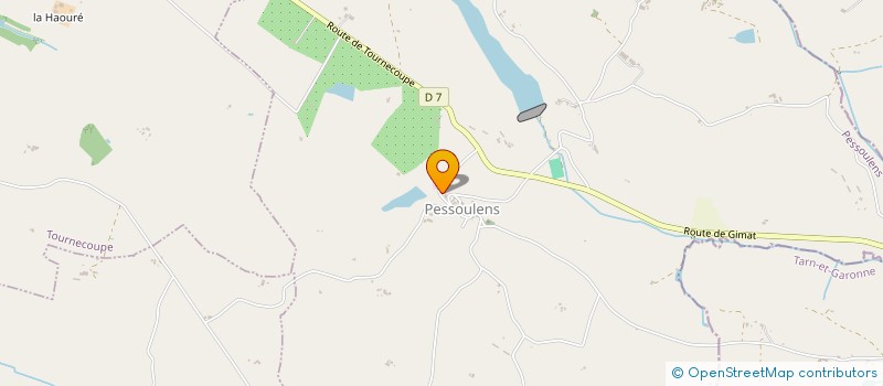 localisation de l'entreprise MONSIEUR FRANCOIS LACOME  PESSOULENS