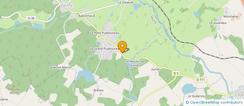 localisation de l'entreprise MONSIEUR FRANCOIS LACOSTE  VAULRY