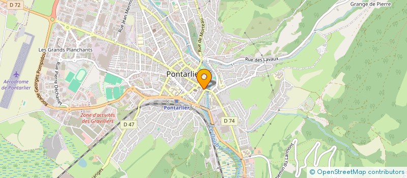 localisation de l'entreprise MONSIEUR FRANCOIS LACROIX à PONTARLIER