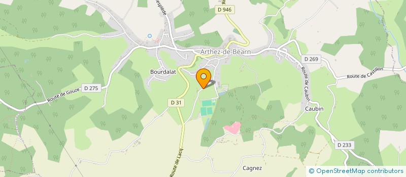 localisation de l'entreprise MONSIEUR FRANCOIS LAFENETRE  ARTHEZ-DE-BEARN