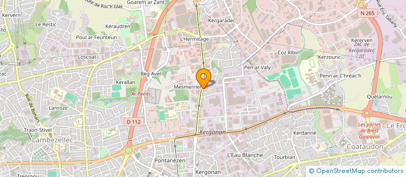 localisation de l'entreprise MONSIEUR FRANCOIS LAFFETER à BREST