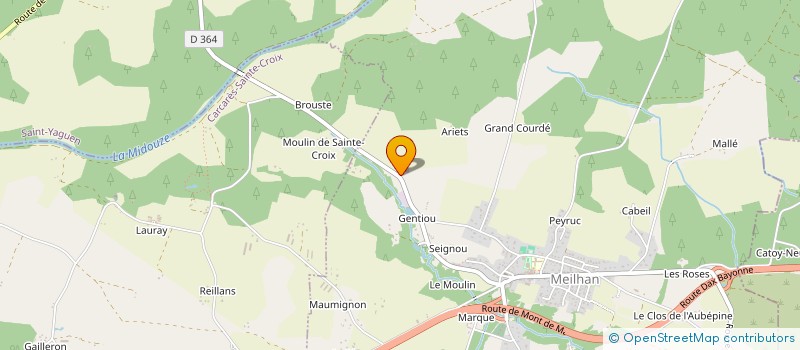 localisation de l'entreprise MONSIEUR FRANCOIS LAFITTE  MEILHAN