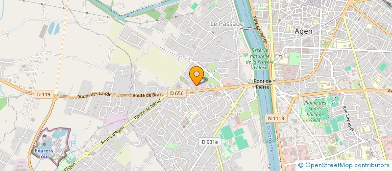 localisation de l'entreprise MONSIEUR FRANCOIS LAFLEUR  LE PASSAGE