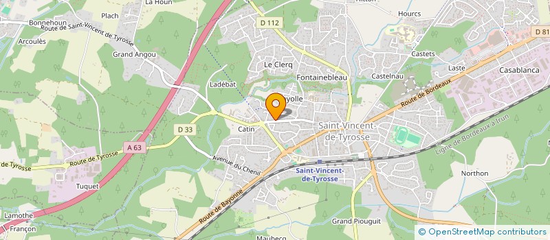 localisation de l'entreprise MONSIEUR FRANCOIS LAFOURCADE à SAINT-VINCENT-DE-TYROSSE