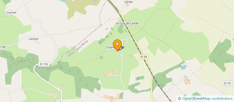 localisation de l'entreprise MONSIEUR FRANCOIS LAGARDE à LATHUS-SAINT-REMY