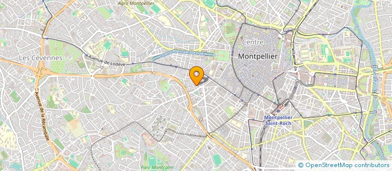 localisation de l'entreprise MONSIEUR FRANCOIS LAGET à MONTPELLIER