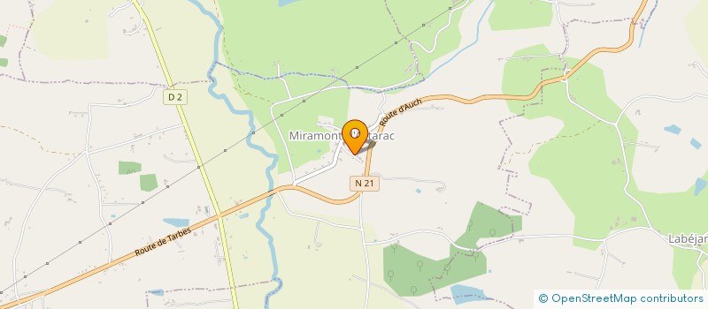 localisation de l'entreprise MONSIEUR FRANCOIS LAGLEIZE  BELLOC-SAINT-CLAMENS