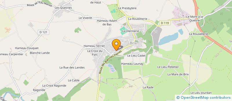 localisation de l'entreprise MONSIEUR FRANCOIS LAGON  BRIX