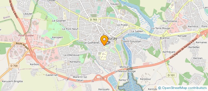 localisation de l'entreprise MONSIEUR FRANCOIS LAGRANGE à AURAY