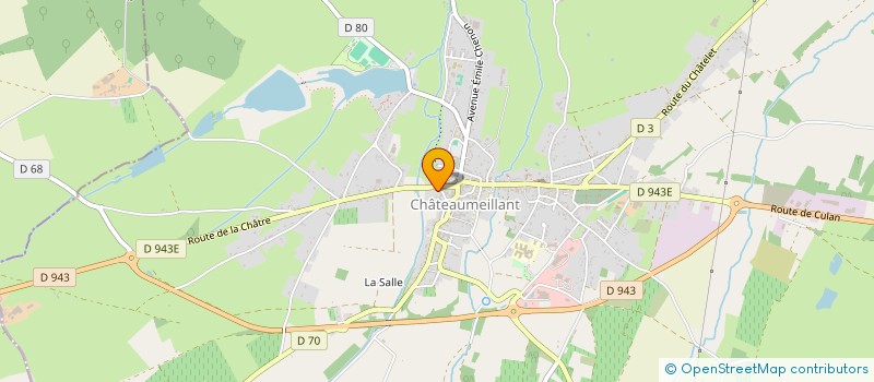 localisation de l'entreprise MONSIEUR FRANCOIS LAINE  CHATEAUMEILLANT