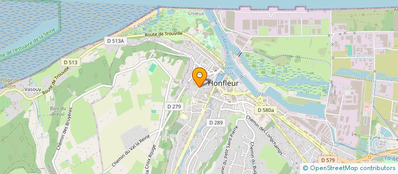 localisation de l'entreprise MONSIEUR FRANCOIS LALAZ  HONFLEUR