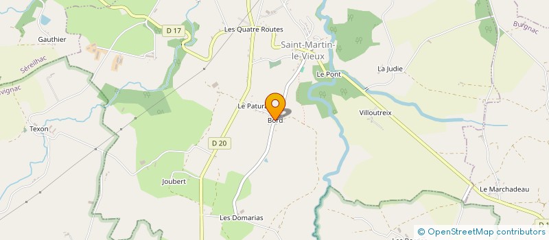 localisation de l'entreprise MONSIEUR FRANCOIS LALISOU à SAINT-MARTIN-LE-VIEUX