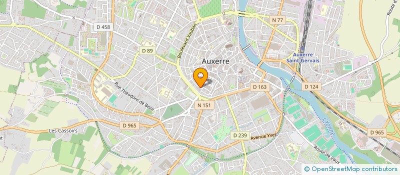 localisation de l'entreprise MONSIEUR FRANCOIS LALLEMAND à AUXERRE