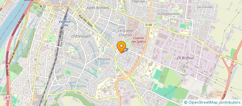 localisation de l'entreprise MONSIEUR FRANCOIS LALLOUET  VALENCE