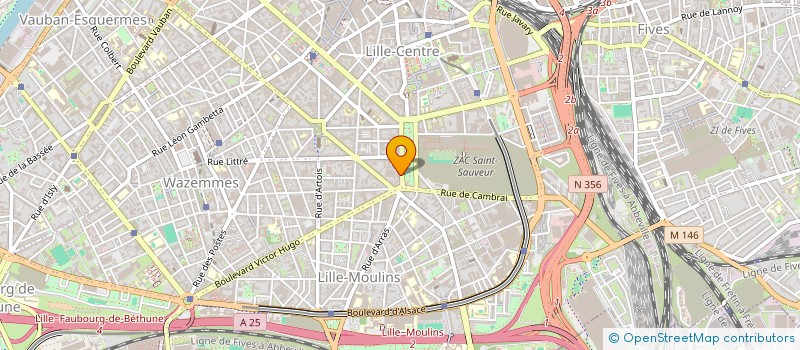 localisation de l'entreprise MONSIEUR FRANCOIS LAMARCHE  LILLE