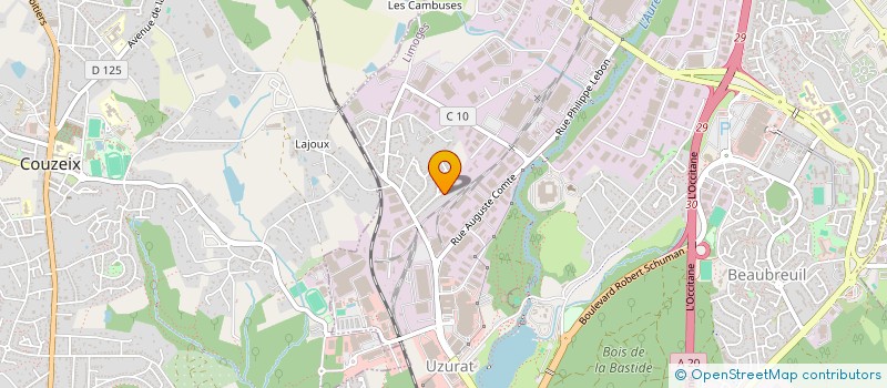 localisation de l'entreprise MONSIEUR FRANCOIS LAMARCHE à LIMOGES