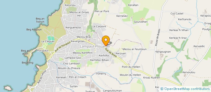 localisation de l'entreprise MONSIEUR FRANCOIS LAMOUR  LAMPAUL-PLOUARZEL