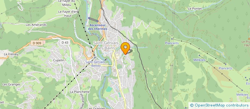localisation de l'entreprise MONSIEUR FRANCOIS LAMY  SAINT-GERVAIS-LES-BAINS