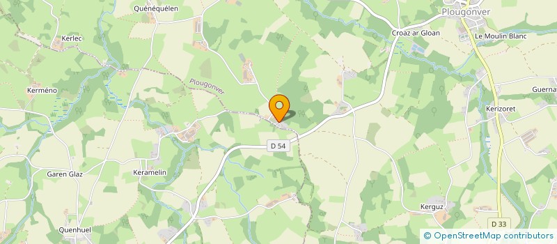 localisation de l'entreprise MONSIEUR FRANCOIS LANCIEN  PLOUGONVER