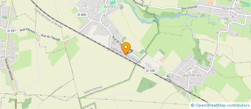 localisation de l'entreprise MONSIEUR FRANCOIS LANDAT  ARTRES