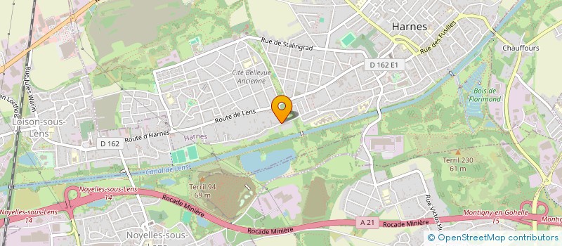 localisation de l'entreprise MONSIEUR FRANCOIS LANDAUR  HARNES